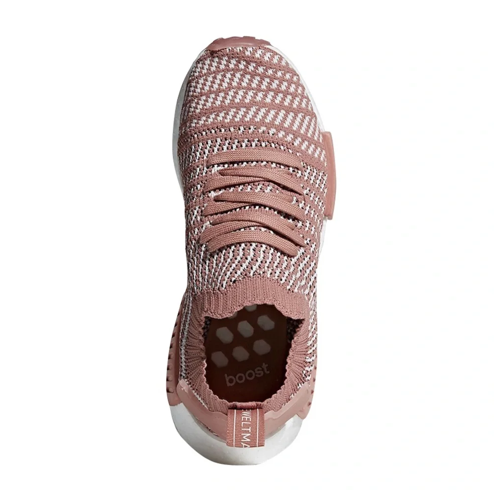 Adidas NMD PR1 Primeknit Sneakers Ash Pink Womens Size 8